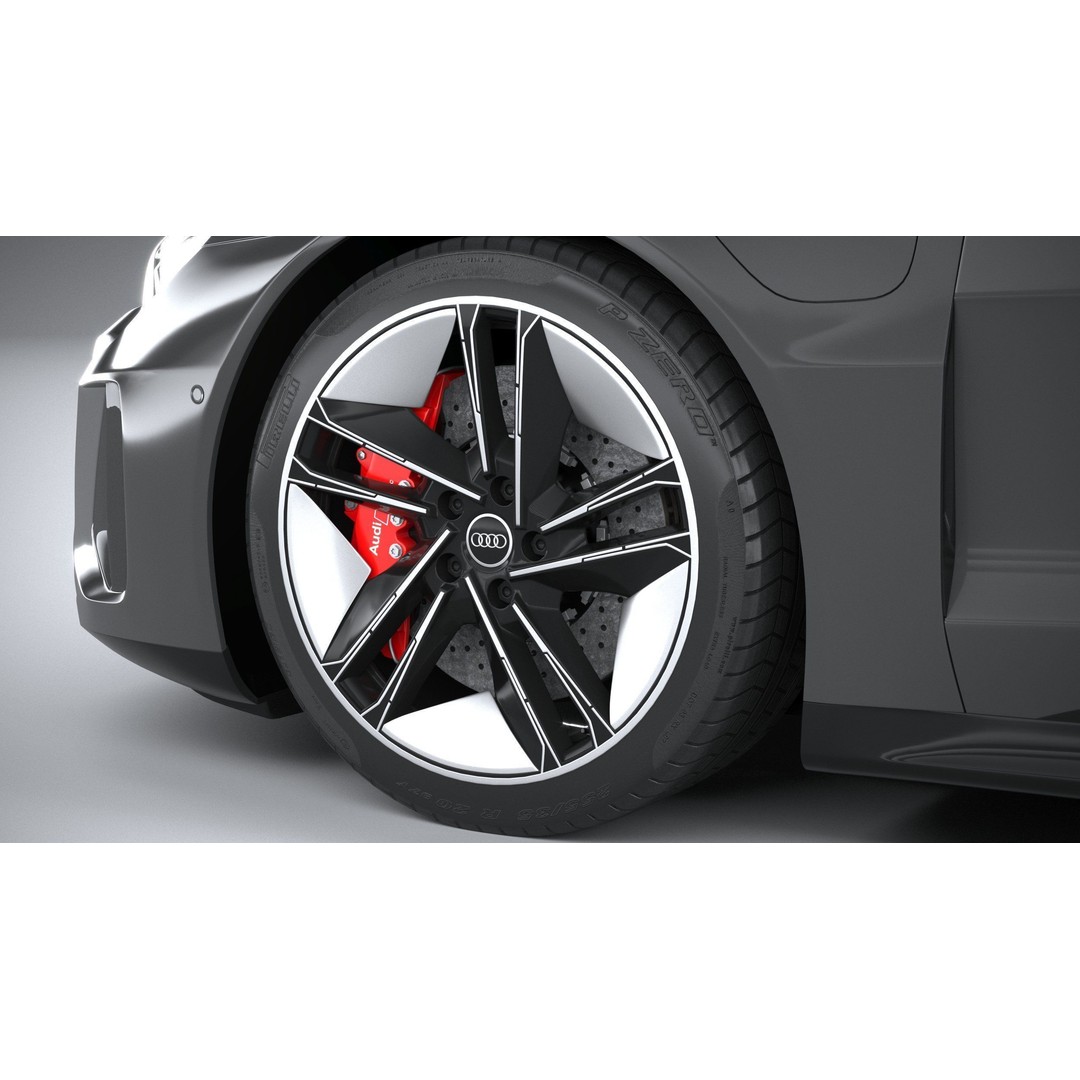 Audi RS e-tron GT 2022 3D Model – High Poly Car Asset, FBX, OBJ - View 18