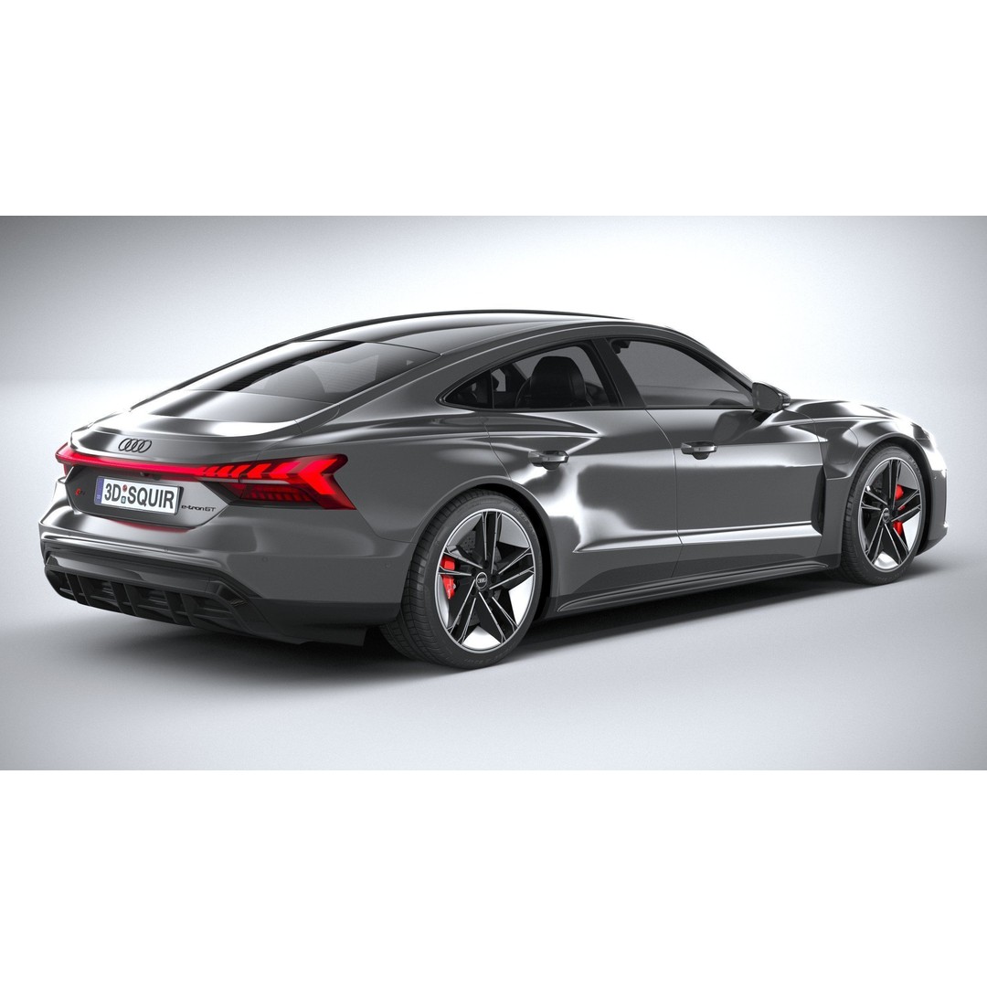 Audi RS e-tron GT 2022 3D Model – High Poly Car Asset, FBX, OBJ - View 19