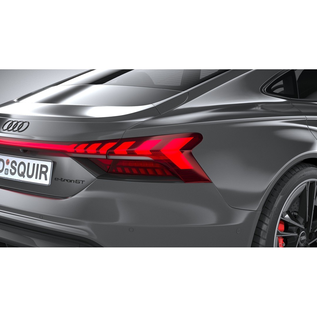 Audi RS e-tron GT 2022 3D Model – High Poly Car Asset, FBX, OBJ - View 20