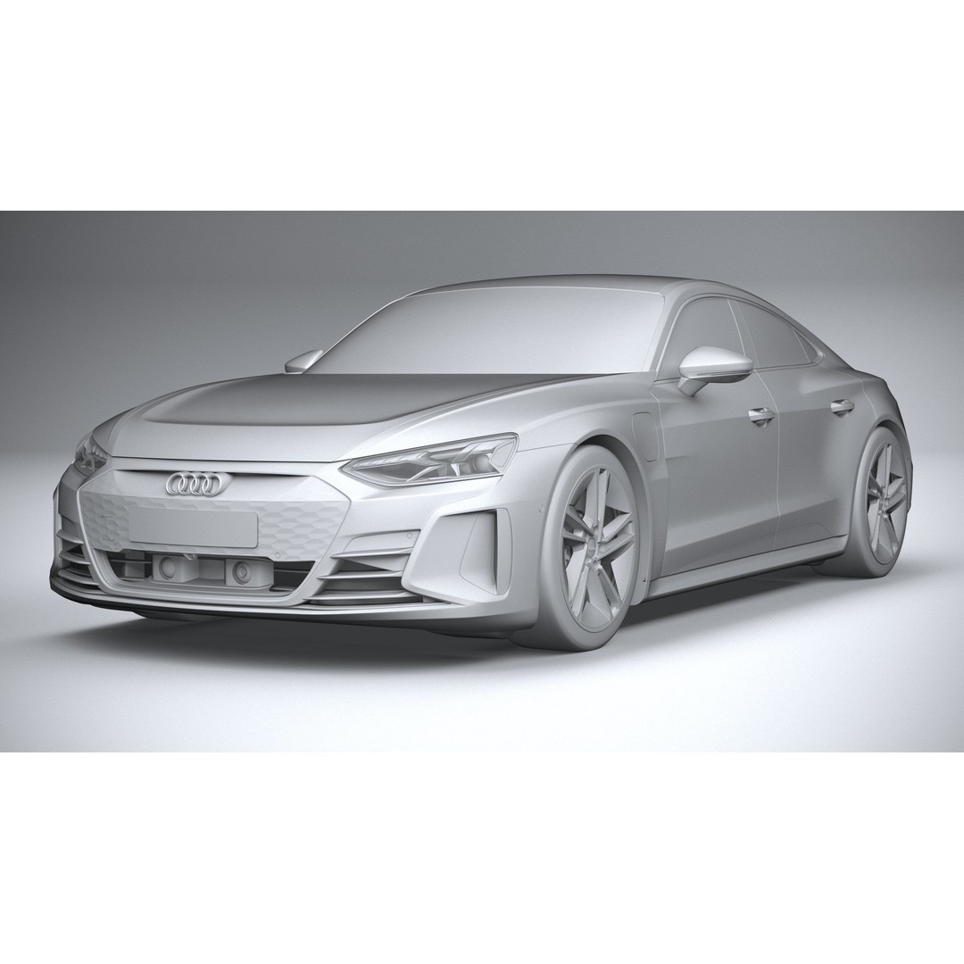 Audi RS e-tron GT 2022 3D Model – High Poly Car Asset, FBX, OBJ - View 22