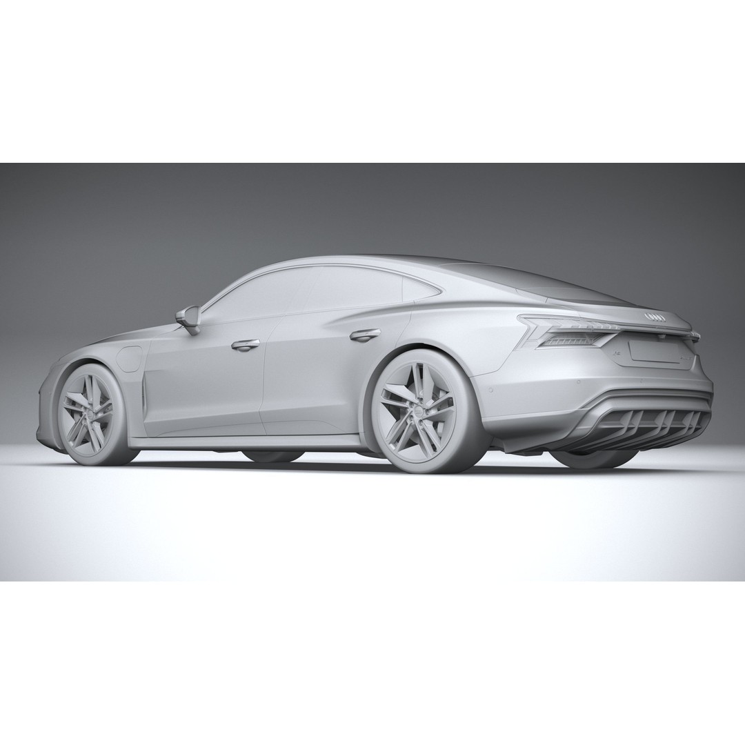 Audi RS e-tron GT 2022 3D Model – High Poly Car Asset, FBX, OBJ - View 23