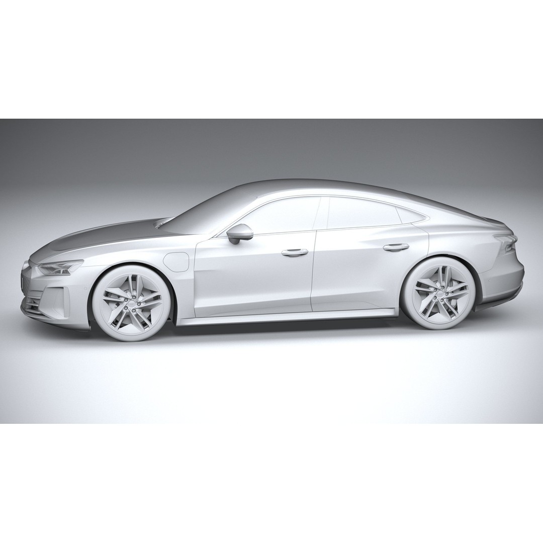 Audi RS e-tron GT 2022 3D Model – High Poly Car Asset, FBX, OBJ - View 24
