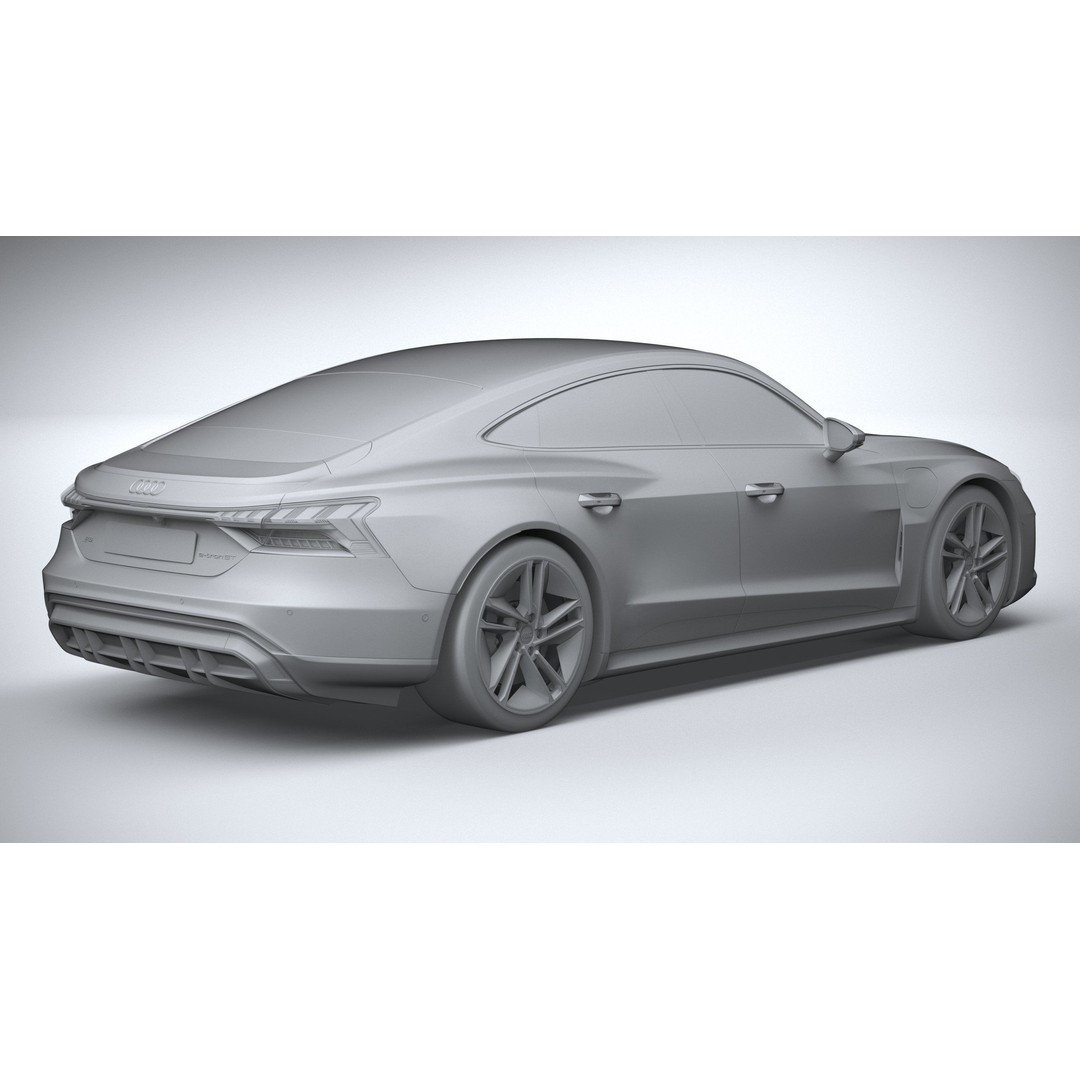 Audi RS e-tron GT 2022 3D Model – High Poly Car Asset, FBX, OBJ - View 27