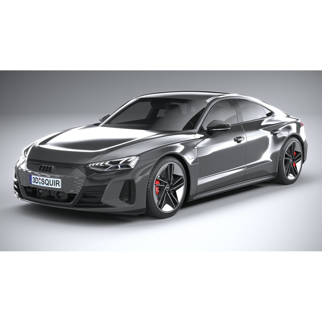 Audi RS e-tron GT 2022 3D Model – High Poly Car Asset, FBX, OBJ - View 3