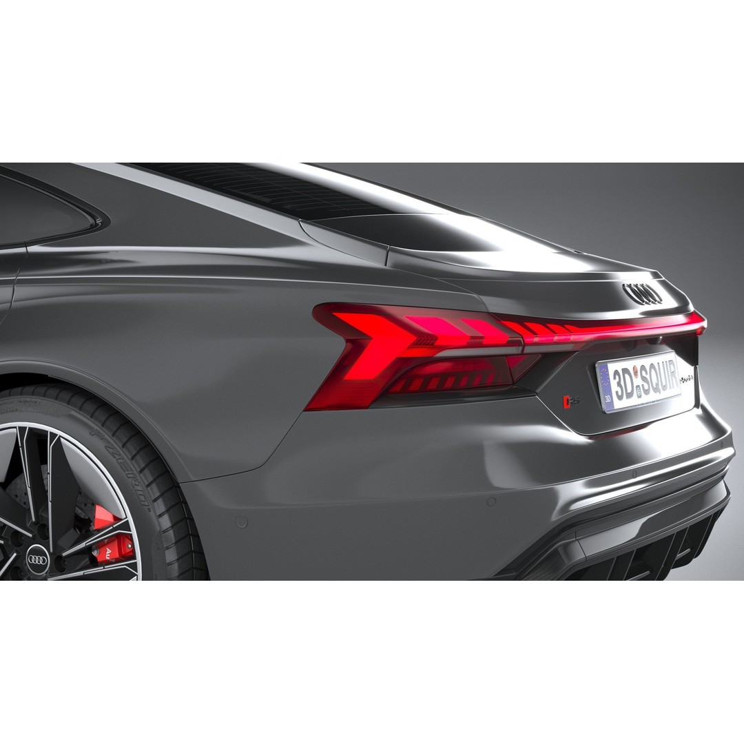 Audi RS e-tron GT 2022 3D Model – High Poly Car Asset, FBX, OBJ - View 8