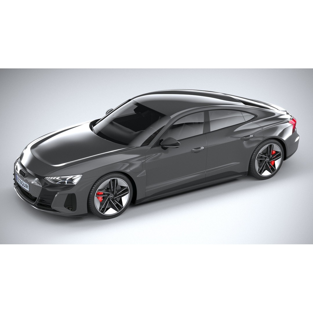 Audi RS e-tron GT 2022 3D Model – High Poly Car Asset, FBX, OBJ - View 9
