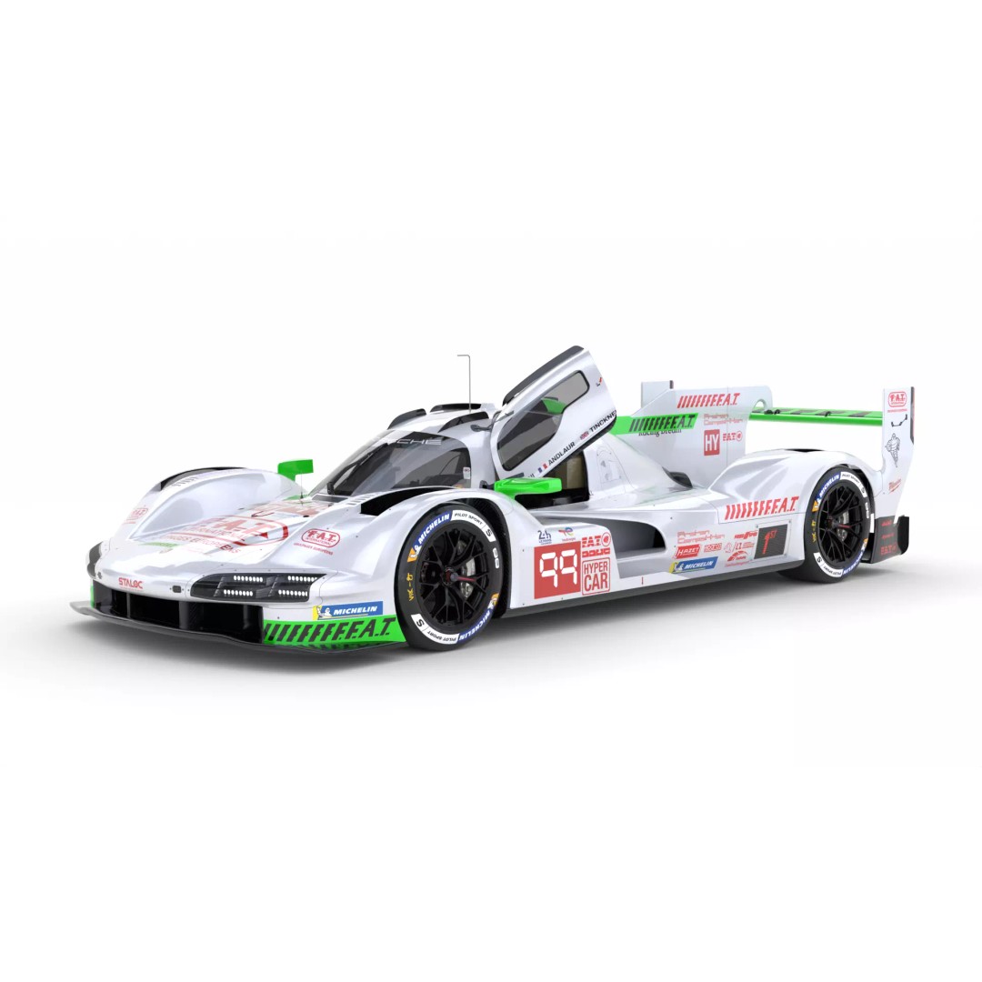 Porsche 963 LMDh 2025 3D Model – High-Poly Racing Vehicle, FBX, Animation Ready - View 12
