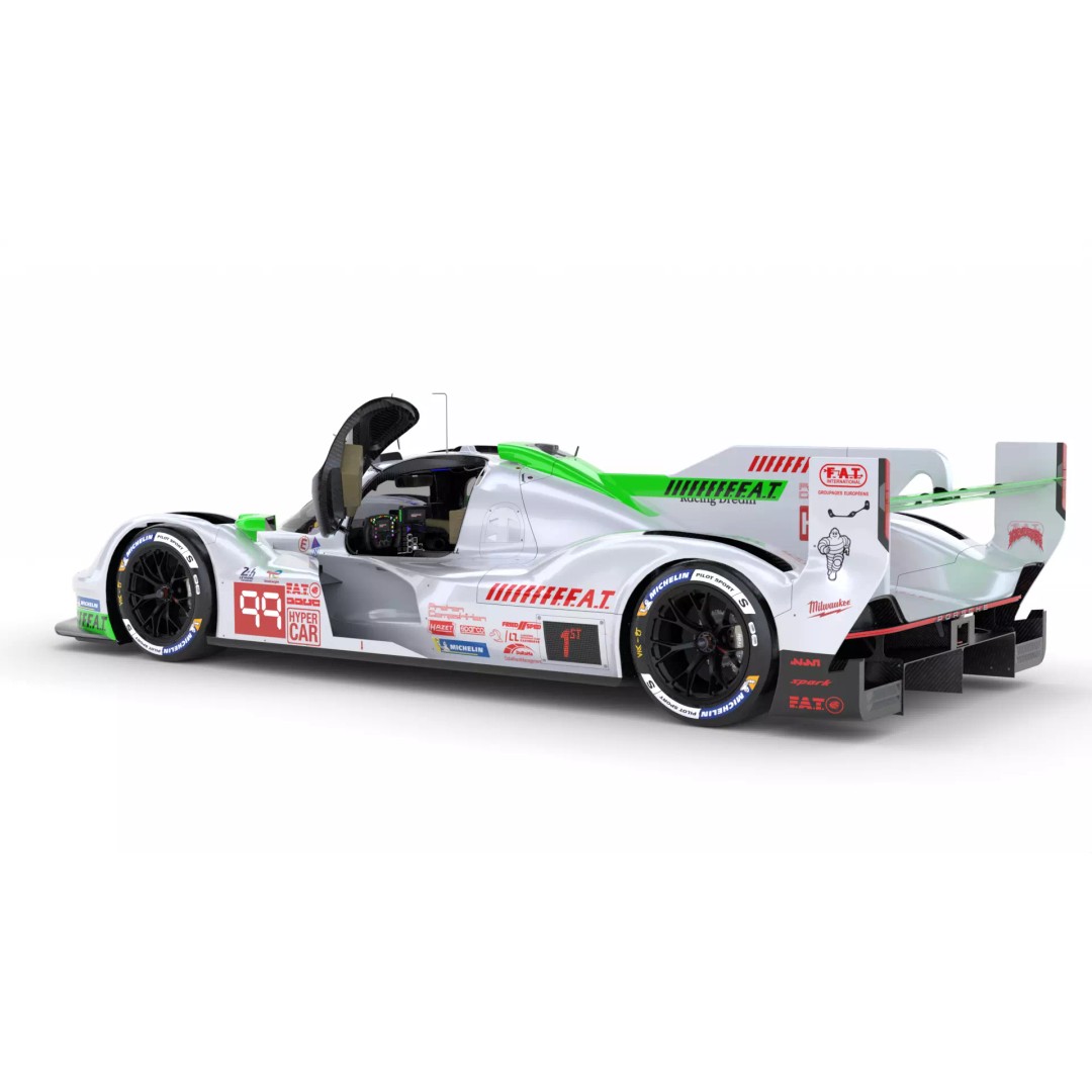 Porsche 963 LMDh 2025 3D Model – High-Poly Racing Vehicle, FBX, Animation Ready - View 13