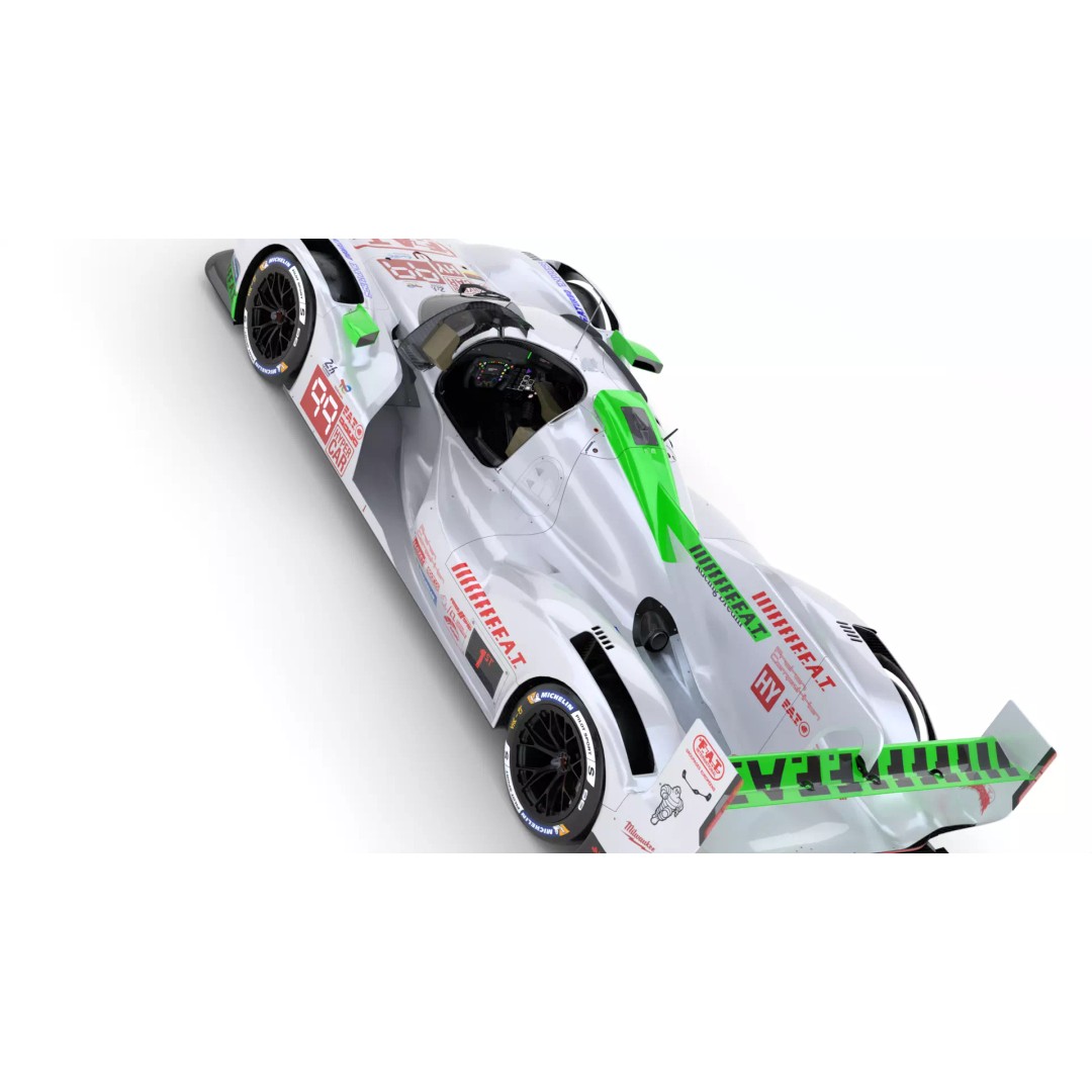 Porsche 963 LMDh 2025 3D Model – High-Poly Racing Vehicle, FBX, Animation Ready - View 17