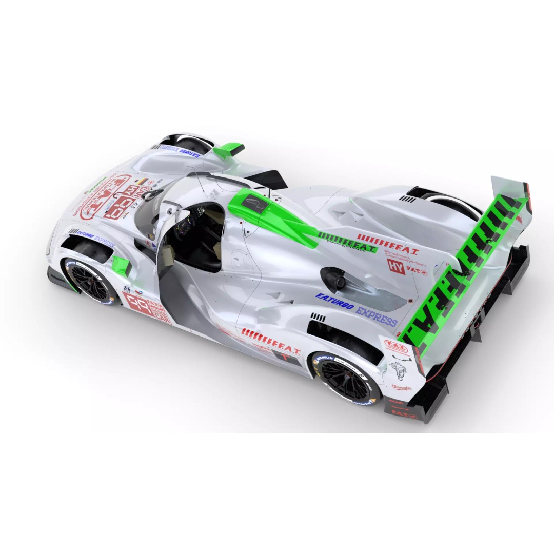 Porsche 963 LMDh 2025 3D Model – High-Poly Racing Vehicle, FBX, Animation Ready - View 18