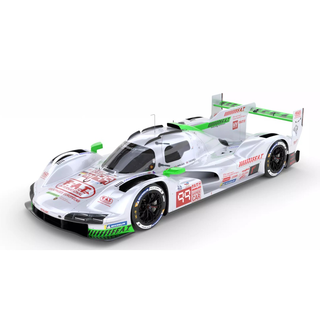 Porsche 963 LMDh 2025 3D Model – High-Poly Racing Vehicle, FBX, Animation Ready - View 2