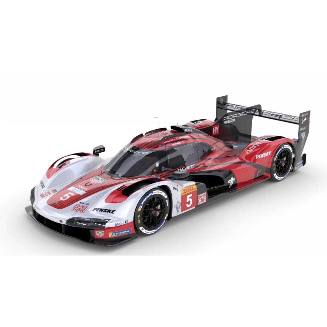 Porsche 963 LMDh 2025 3D Model – High-Poly Racing Vehicle, FBX, Animation Ready - View 3