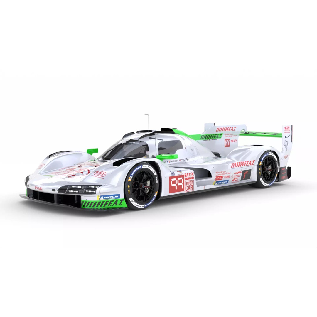Porsche 963 LMDh 2025 3D Model – High-Poly Racing Vehicle, FBX, Animation Ready - View 5