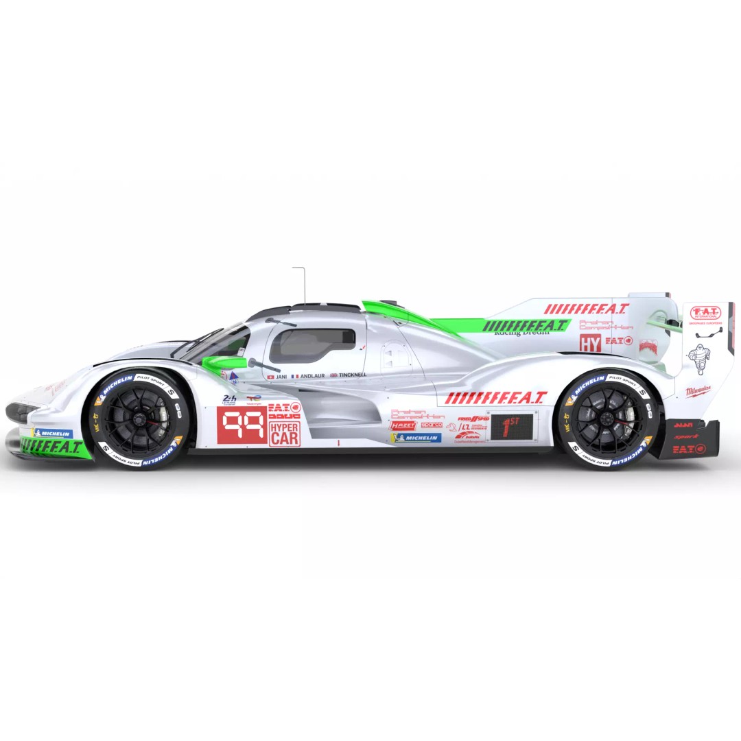 Porsche 963 LMDh 2025 3D Model – High-Poly Racing Vehicle, FBX, Animation Ready - View 6