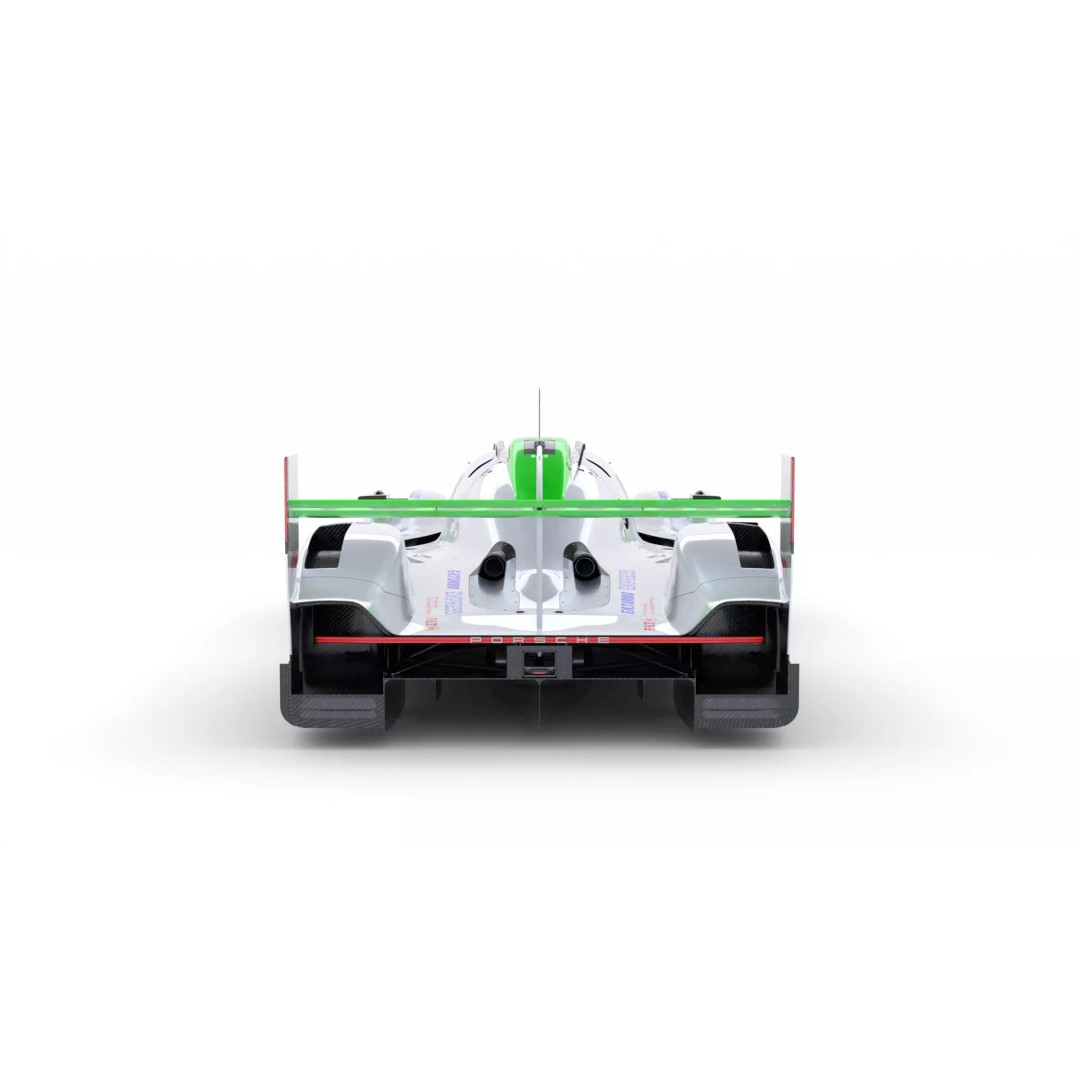 Porsche 963 LMDh 2025 3D Model – High-Poly Racing Vehicle, FBX, Animation Ready - View 8