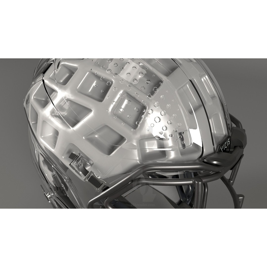 Vicis ZERO2 Football Helmet 3D Model – PBR Game-Ready Asset, FBX & OBJ - View 10