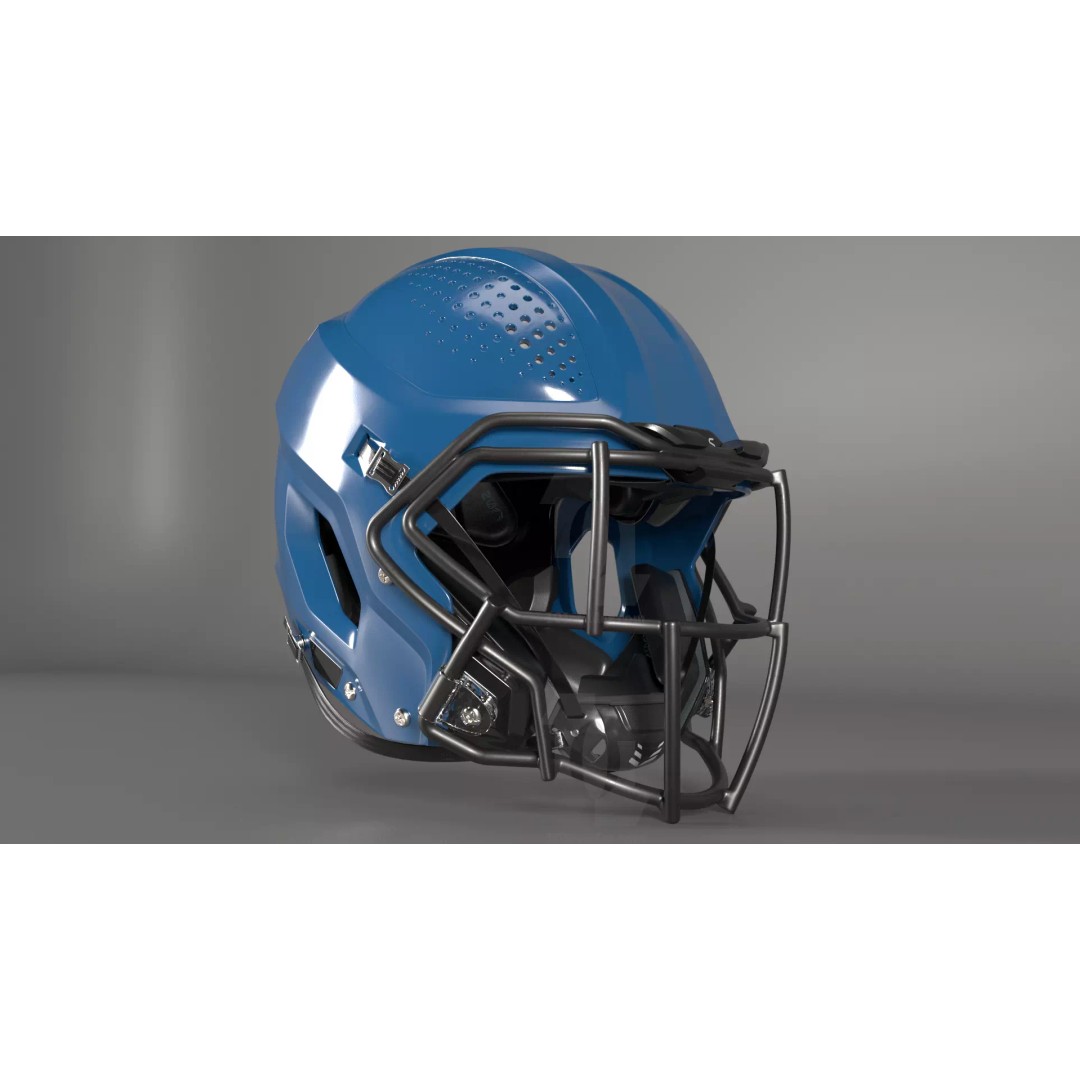 Vicis ZERO2 Football Helmet 3D Model – PBR Game-Ready Asset, FBX & OBJ - View 2