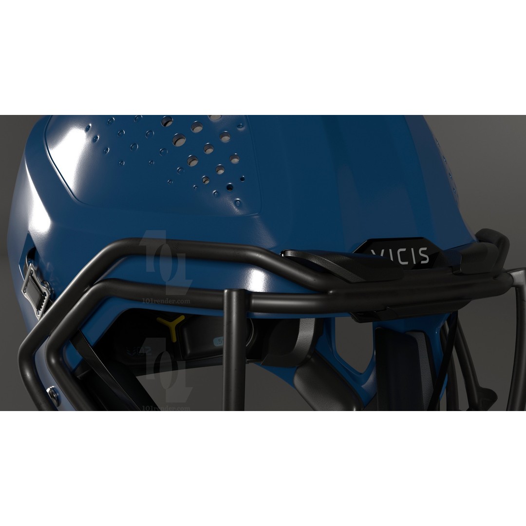 Vicis ZERO2 Football Helmet 3D Model – PBR Game-Ready Asset, FBX & OBJ - View 4