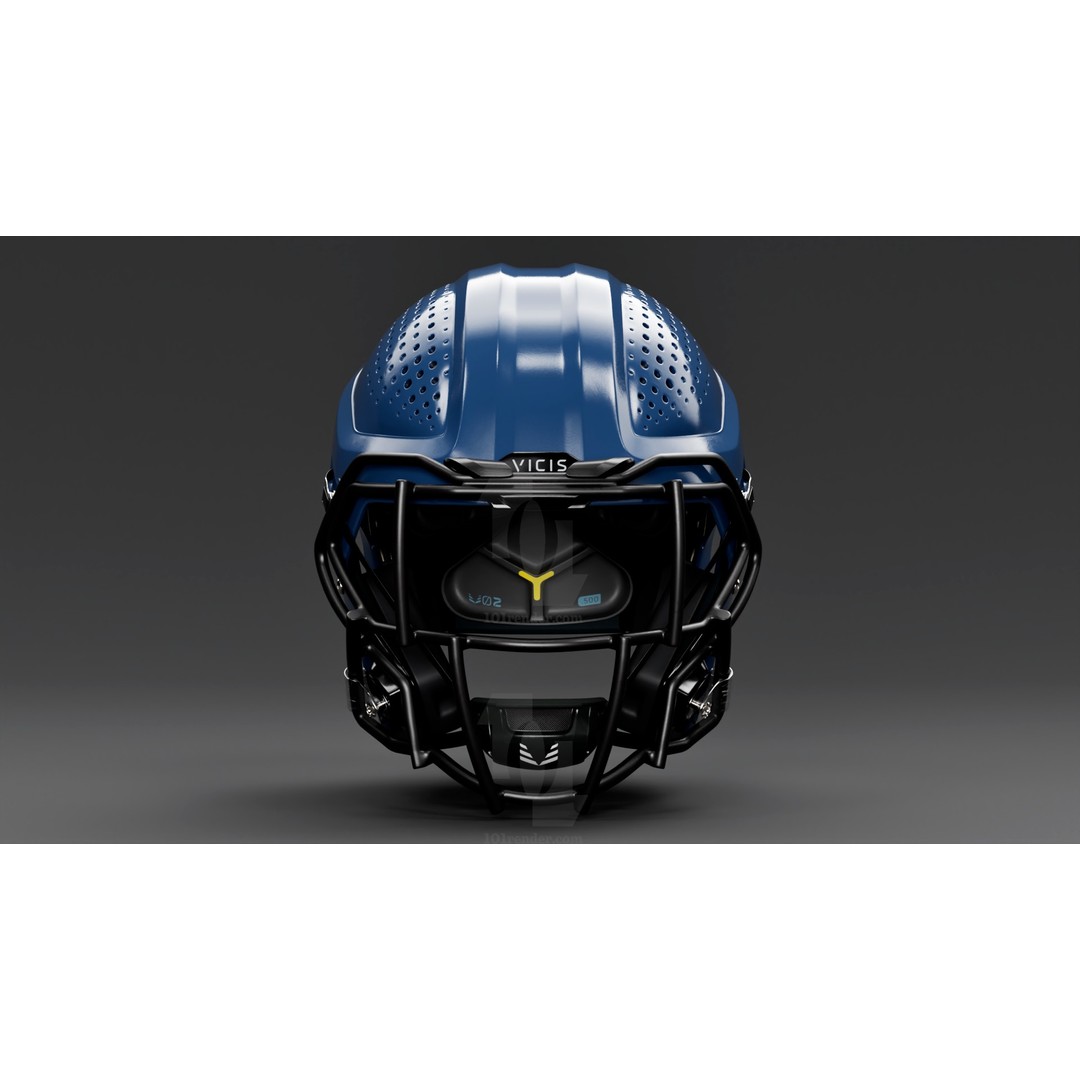 Vicis ZERO2 Football Helmet 3D Model – PBR Game-Ready Asset, FBX & OBJ - View 6