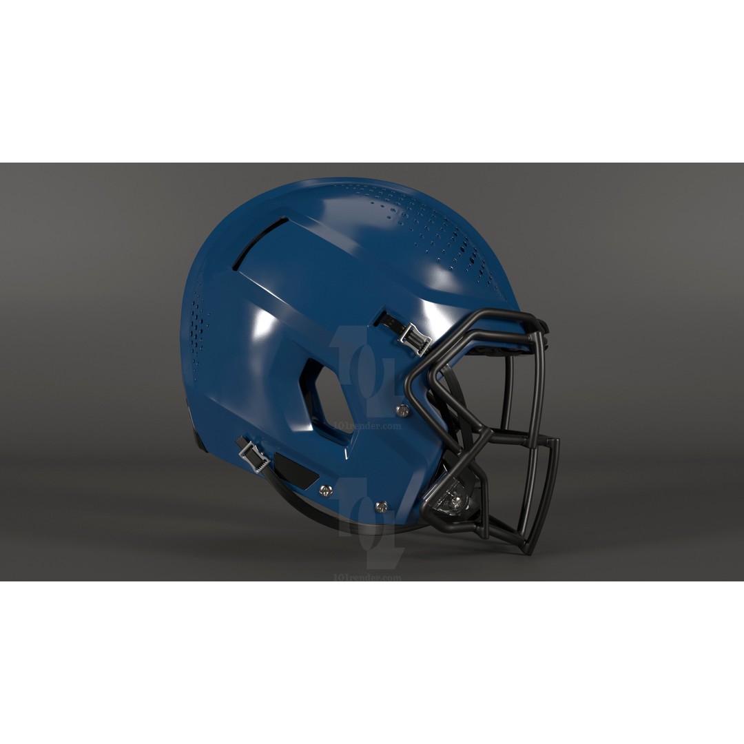 Vicis ZERO2 Football Helmet 3D Model – PBR Game-Ready Asset, FBX & OBJ - View 7
