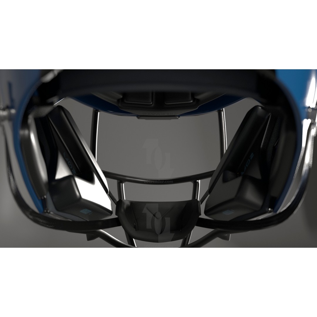 Vicis ZERO2 Football Helmet 3D Model – PBR Game-Ready Asset, FBX & OBJ - View 9