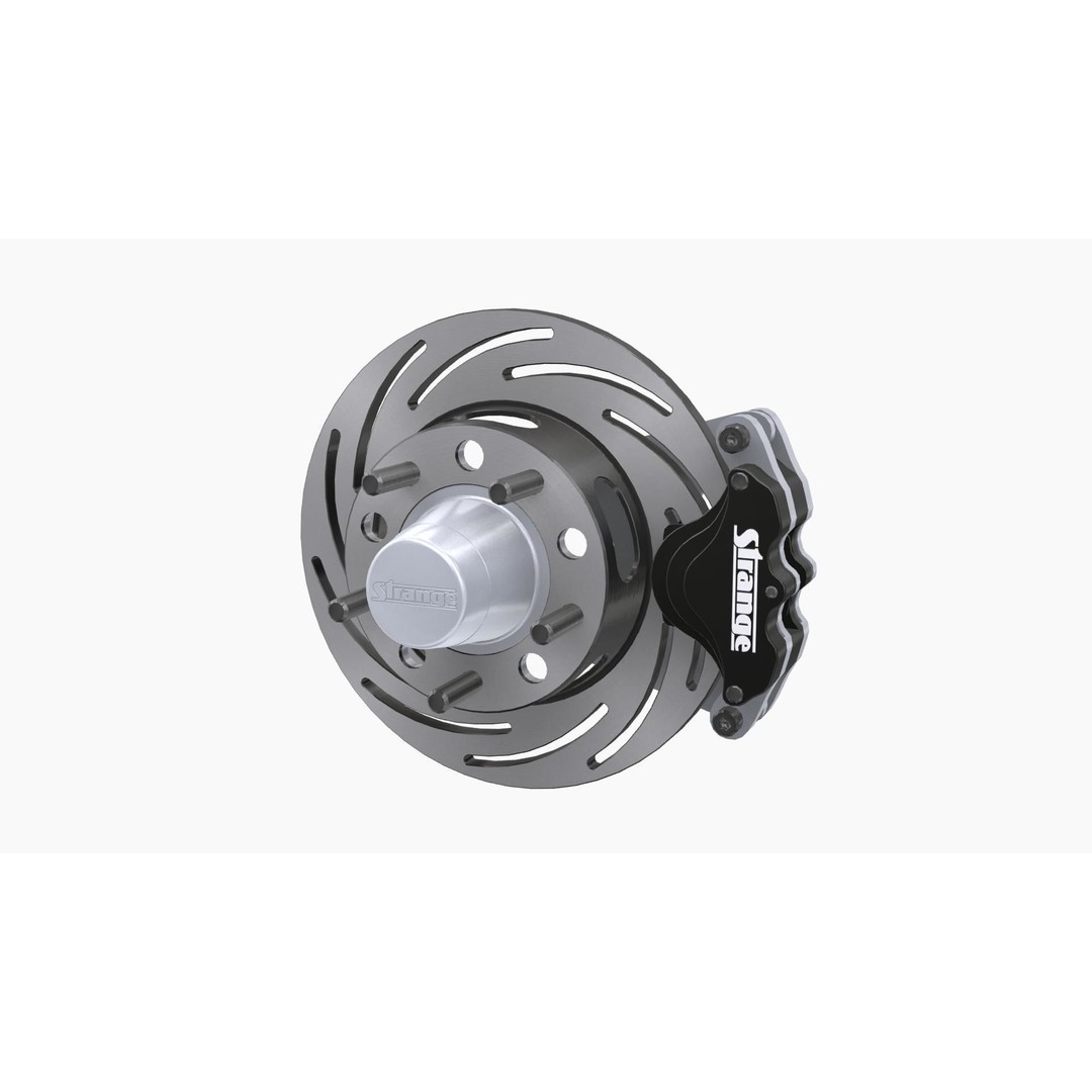 Strange Spindle Brake Disc 3D Model – Low Poly Game Asset, FBX, PBR - View 4
