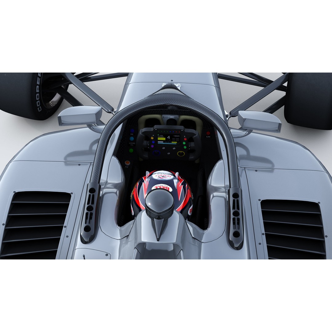 Dallara IL 15 3D Model – High Poly Indycar, FBX, Game Ready - View 18