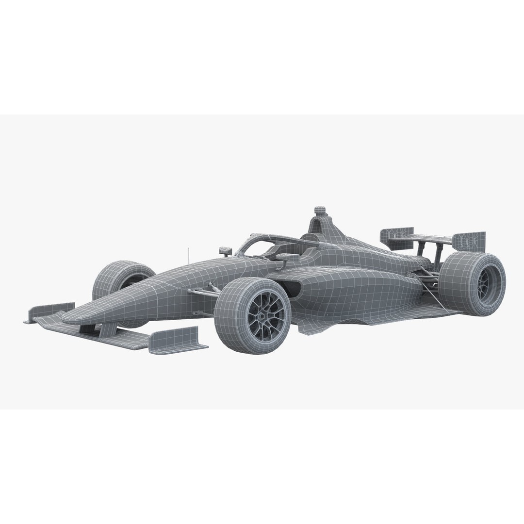 Dallara IL 15 3D Model – High Poly Indycar, FBX, Game Ready - View 19
