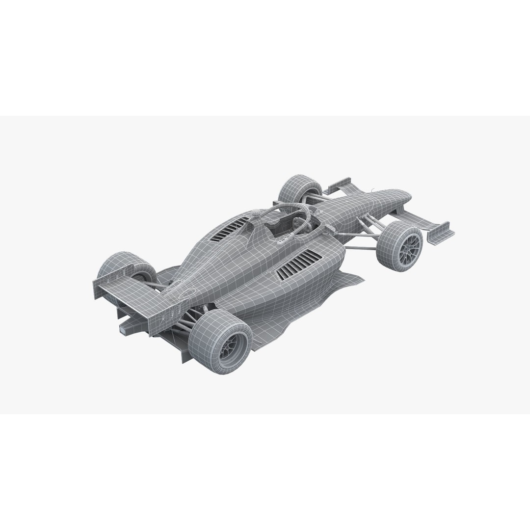 Dallara IL 15 3D Model – High Poly Indycar, FBX, Game Ready - View 22