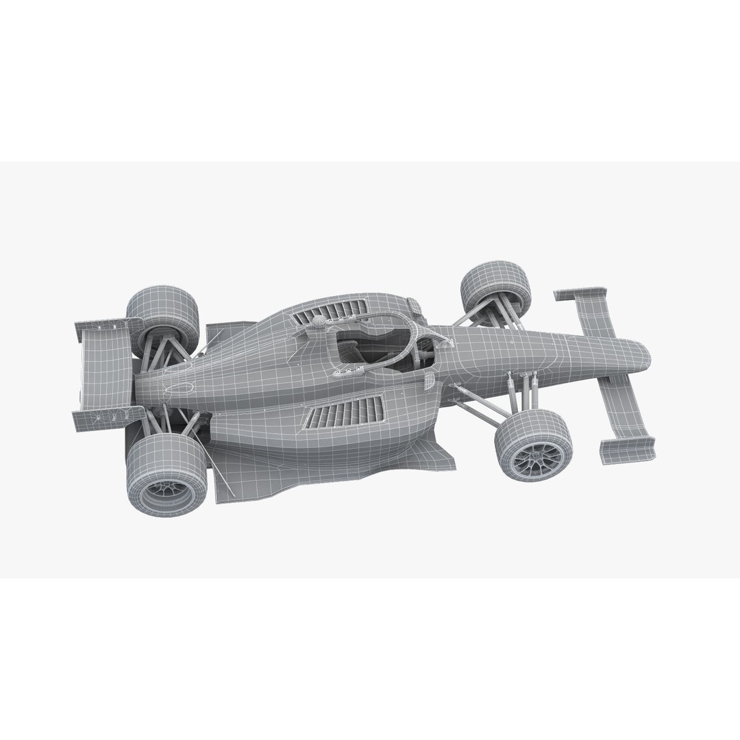 Dallara IL 15 3D Model – High Poly Indycar, FBX, Game Ready - View 23