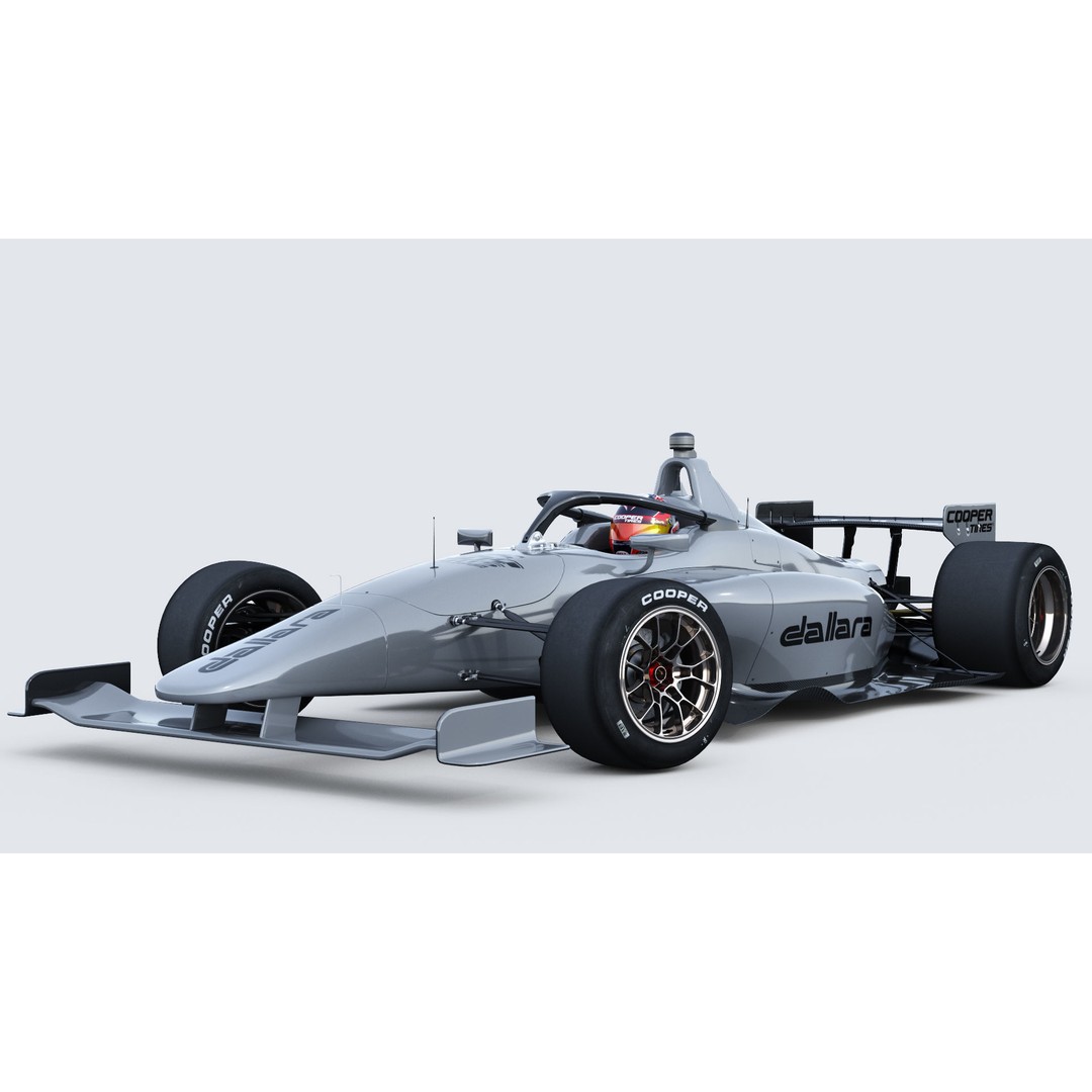 Dallara IL 15 3D Model – High Poly Indycar, FBX, Game Ready - View 3