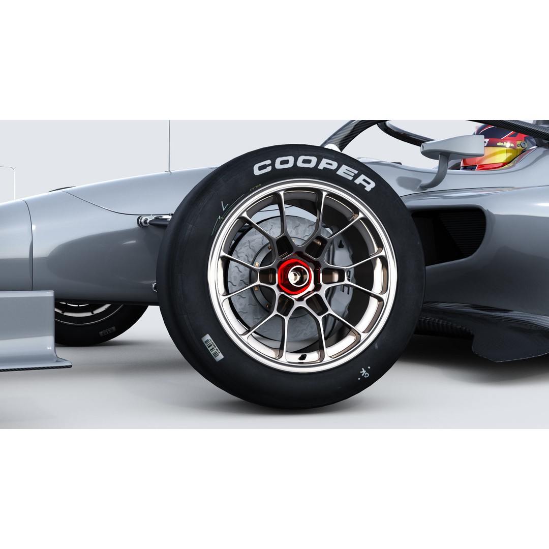 Dallara IL 15 3D Model – High Poly Indycar, FBX, Game Ready - View 4