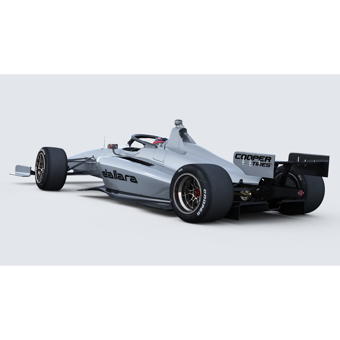 Dallara IL 15 3D Model – High Poly Indycar, FBX, Game Ready - View 6