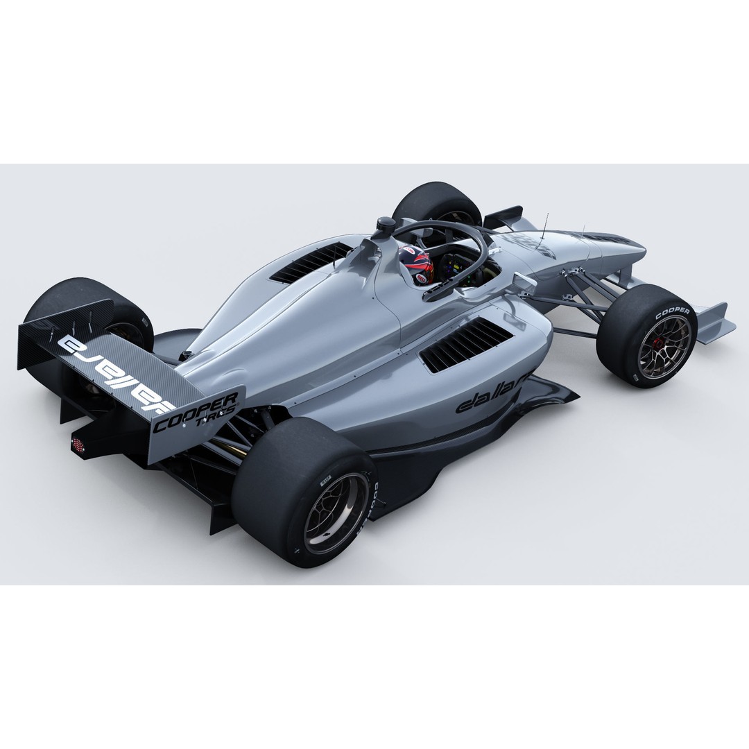 Dallara IL 15 3D Model – High Poly Indycar, FBX, Game Ready - View 8