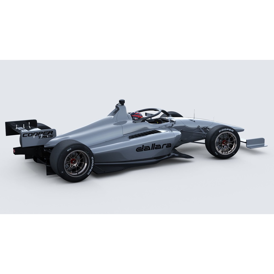 Dallara IL 15 3D Model – High Poly Indycar, FBX, Game Ready - View 9