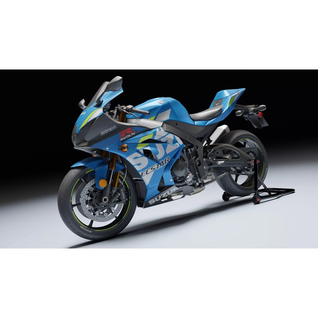 Suzuki GSX R 1000 R 2020 3D Model – Low Poly Game Ready Asset, Blender, FBX - View 11