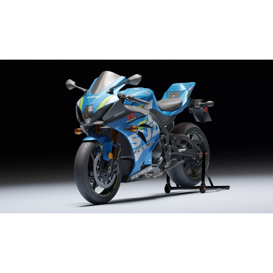 Suzuki GSX R 1000 R 2020 3D Model – Low Poly Game Ready Asset, Blender, FBX - View 12