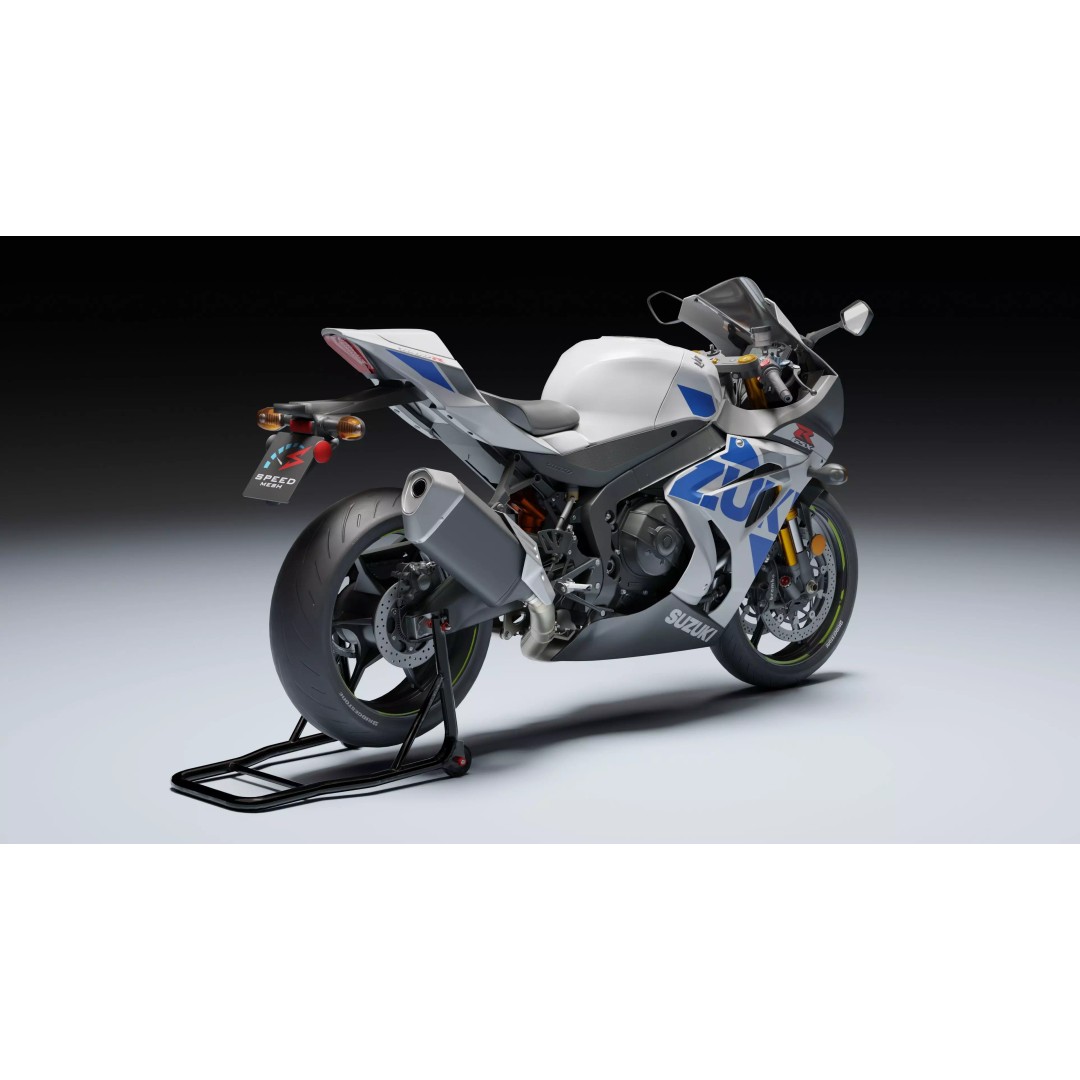Suzuki GSX R 1000 R 2020 3D Model – Low Poly Game Ready Asset, Blender, FBX - View 16