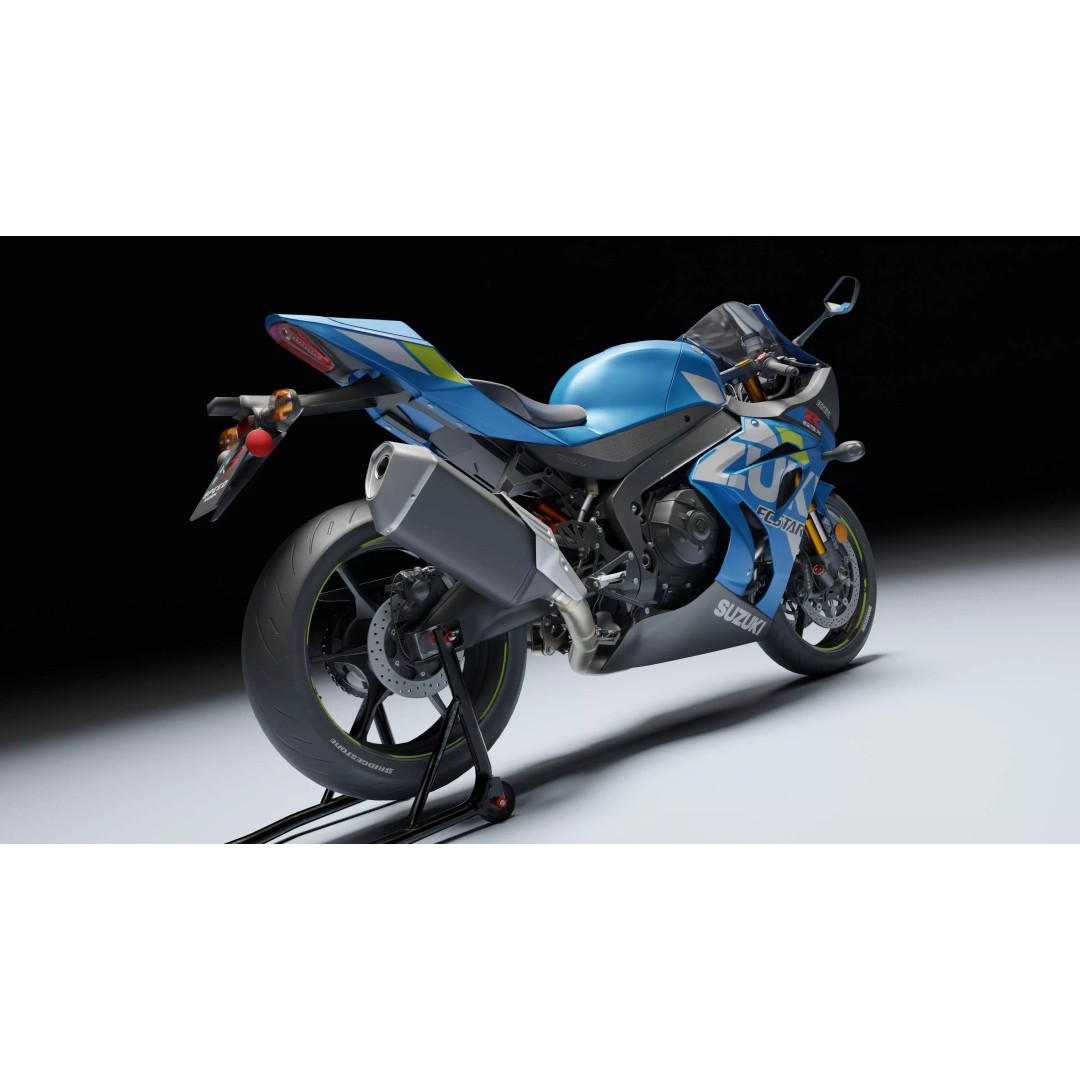 Suzuki GSX R 1000 R 2020 3D Model – Low Poly Game Ready Asset, Blender, FBX - View 17