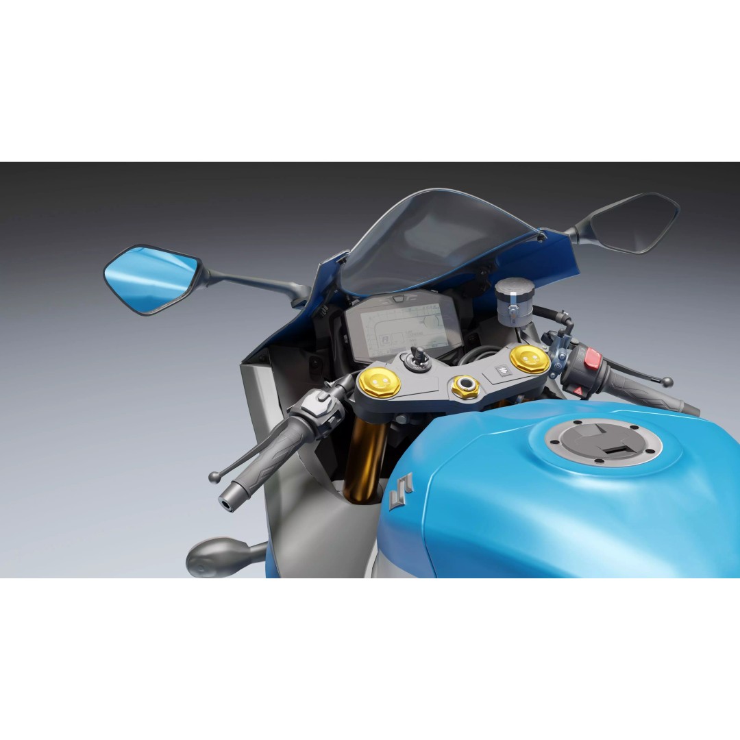Suzuki GSX R 1000 R 2020 3D Model – Low Poly Game Ready Asset, Blender, FBX - View 18