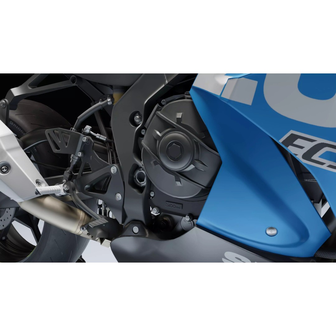 Suzuki GSX R 1000 R 2020 3D Model – Low Poly Game Ready Asset, Blender, FBX - View 22