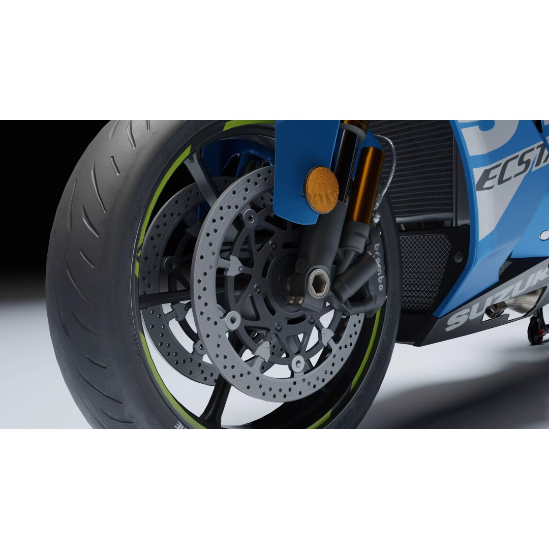 Suzuki GSX R 1000 R 2020 3D Model – Low Poly Game Ready Asset, Blender, FBX - View 25
