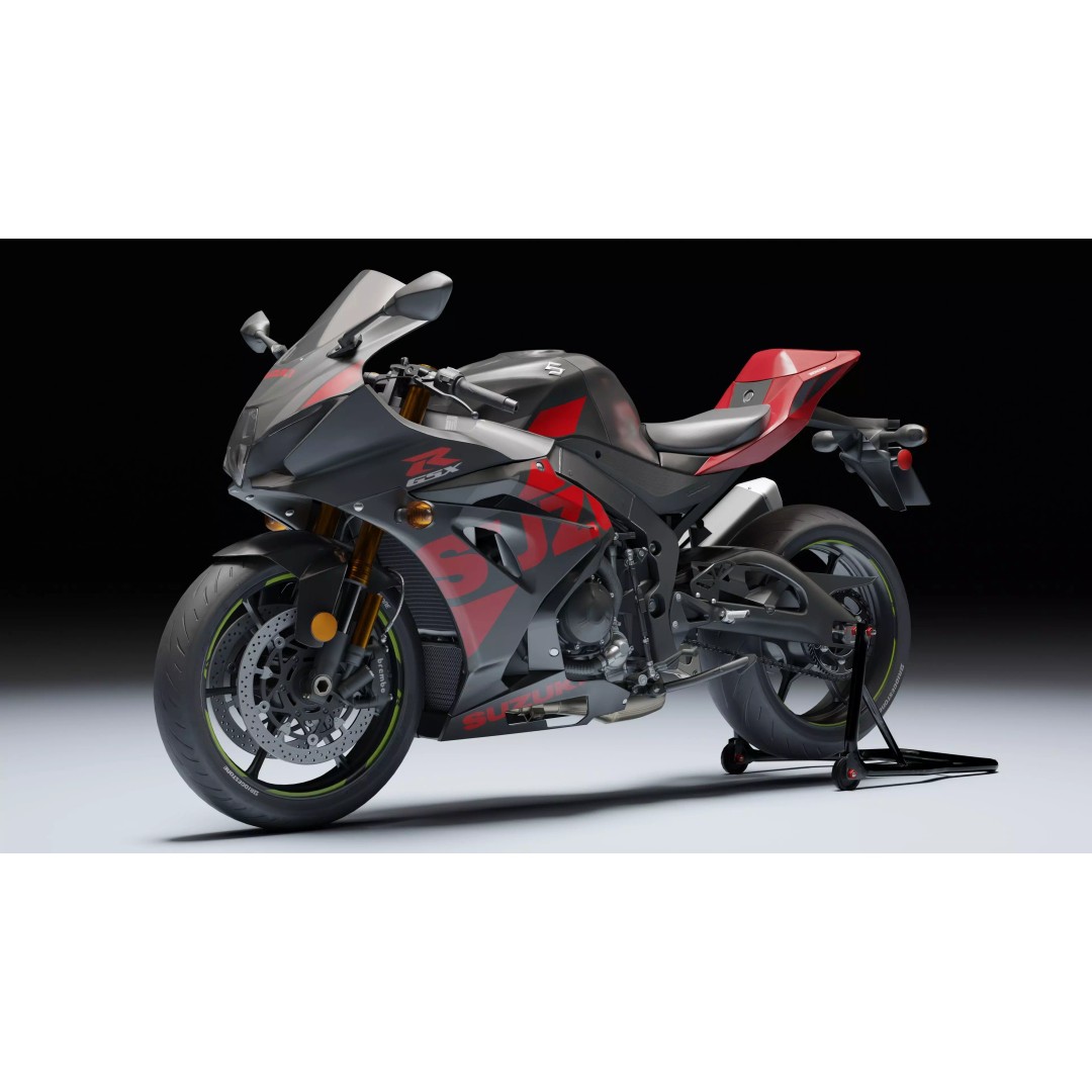 Suzuki GSX R 1000 R 2020 3D Model – Low Poly Game Ready Asset, Blender, FBX - View 3