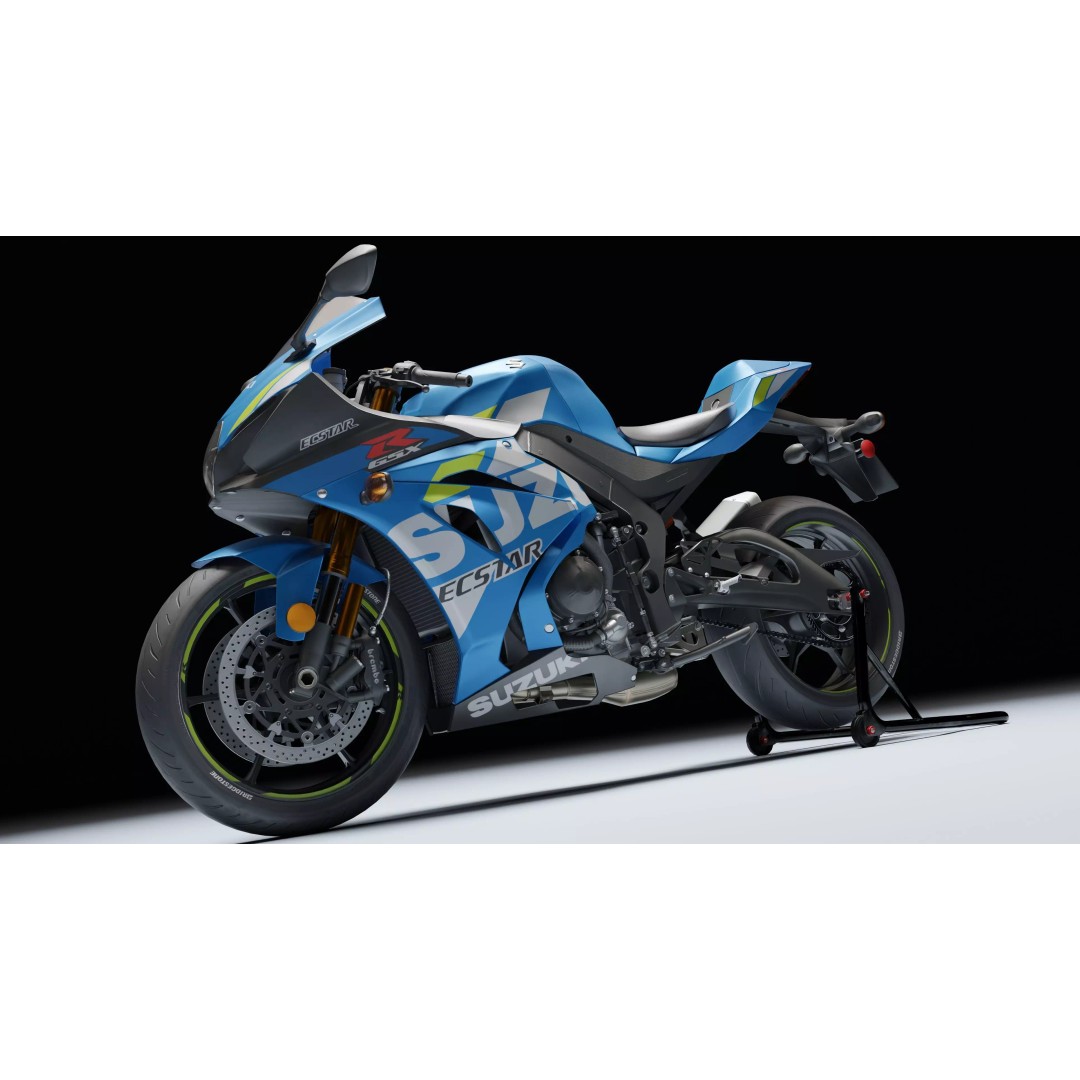 Suzuki GSX R 1000 R 2020 3D Model – Low Poly Game Ready Asset, Blender, FBX - View 32