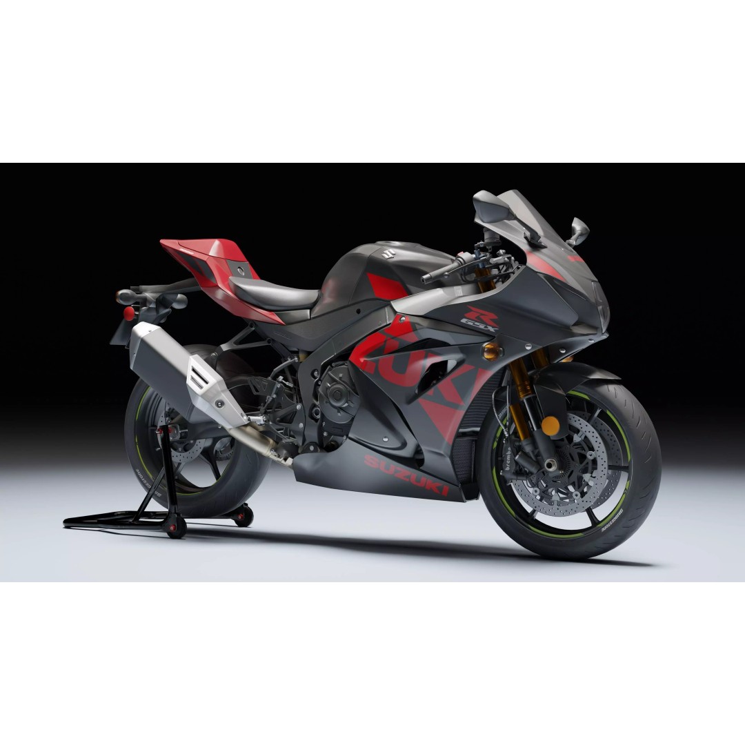 Suzuki GSX R 1000 R 2020 3D Model – Low Poly Game Ready Asset, Blender, FBX - View 6