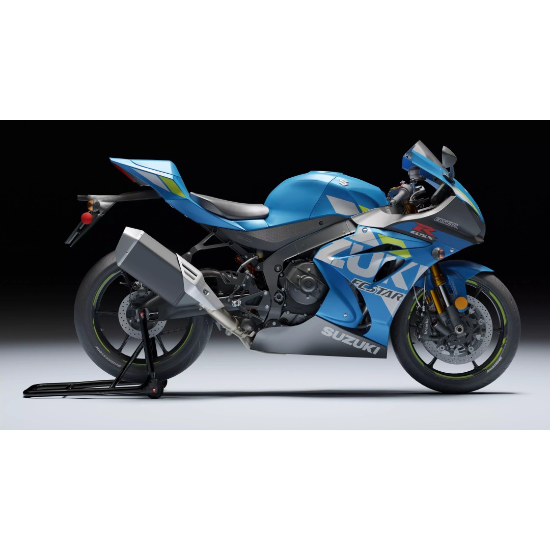 Suzuki GSX R 1000 R 2020 3D Model – Low Poly Game Ready Asset, Blender, FBX - View 8