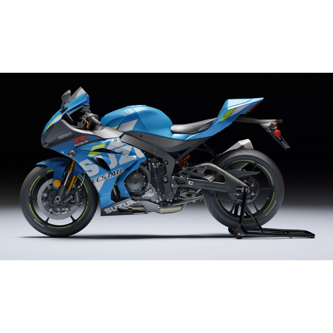 Suzuki GSX R 1000 R 2020 3D Model – Low Poly Game Ready Asset, Blender, FBX - View 9