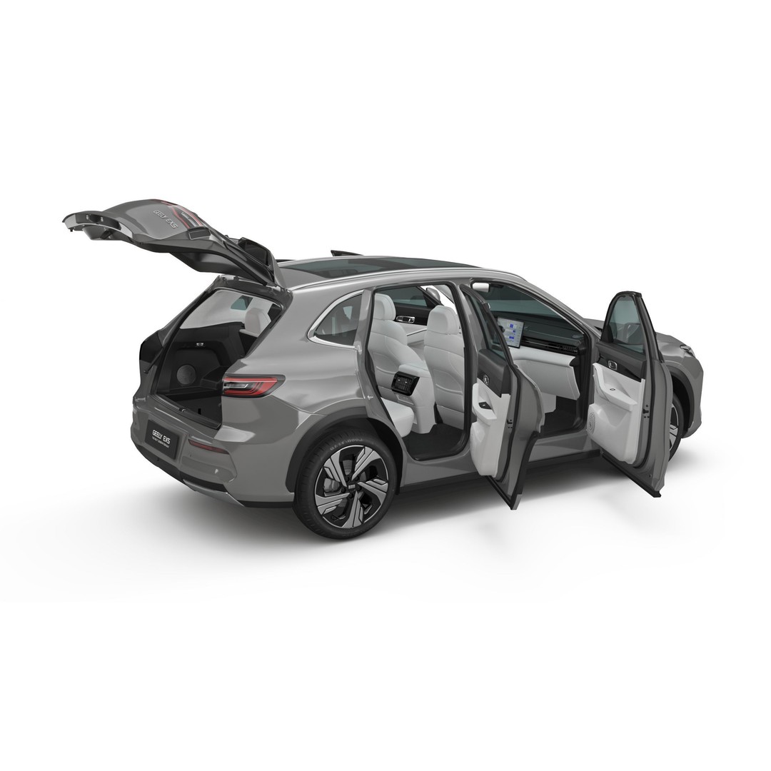 2025 Geely EX5 3D Model – High Poly Vehicle with Interior, FBX, OBJ - View 10