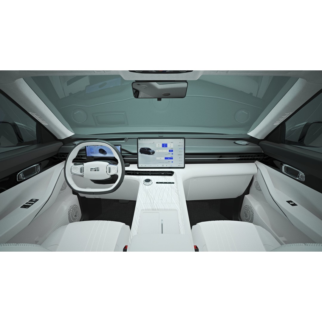 2025 Geely EX5 3D Model – High Poly Vehicle with Interior, FBX, OBJ - View 12