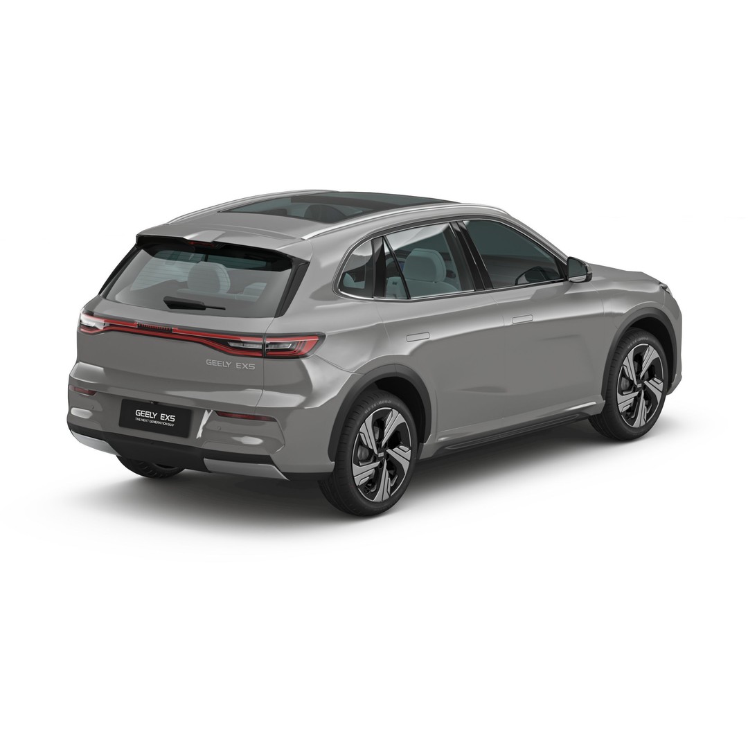 2025 Geely EX5 3D Model – High Poly Vehicle with Interior, FBX, OBJ - View 3